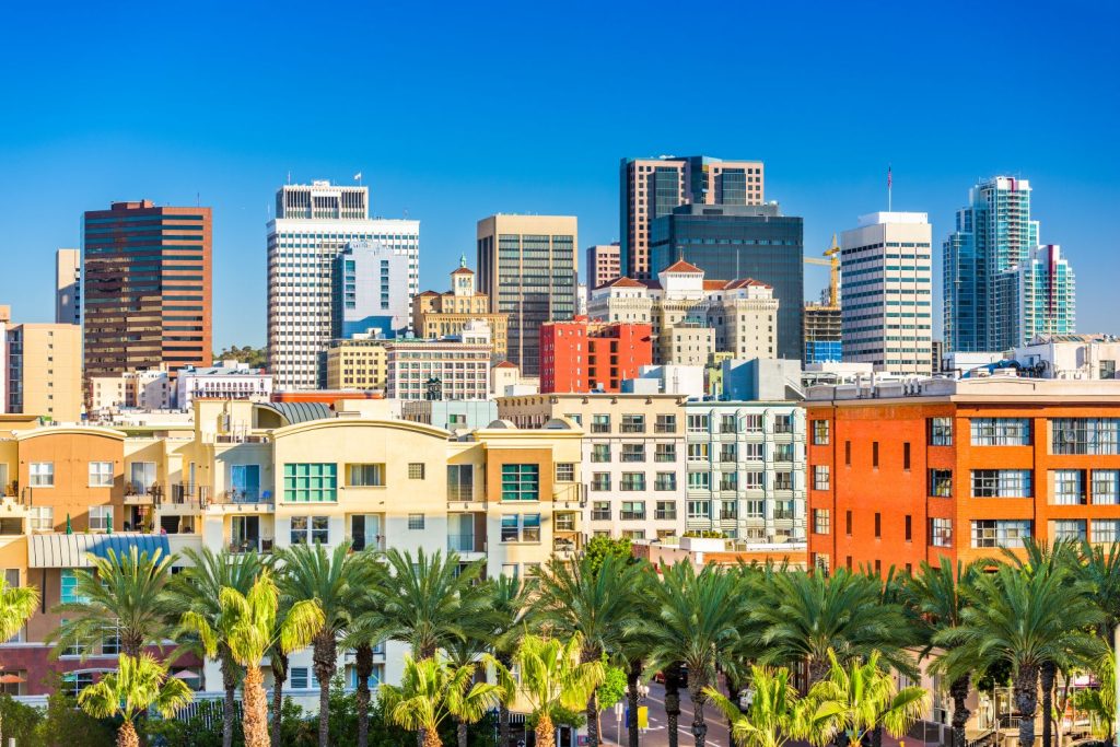 San Diego cityscape - best commercial roofing in San Diego